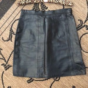 Beautiful Black Leather Skirt👠
